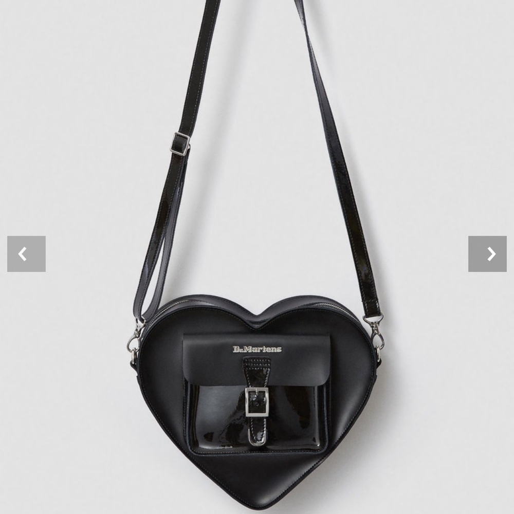 DR. MARTEN HEART SHAPED LEATHER BACKPACK